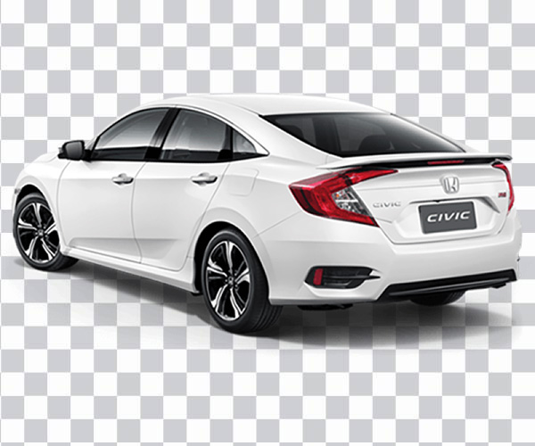 2016  Honda Civic, Car, 2017  Honda Civic, 2018 Honda<br> Civic,  honda, compact Car,  sedan car, rear view, png free