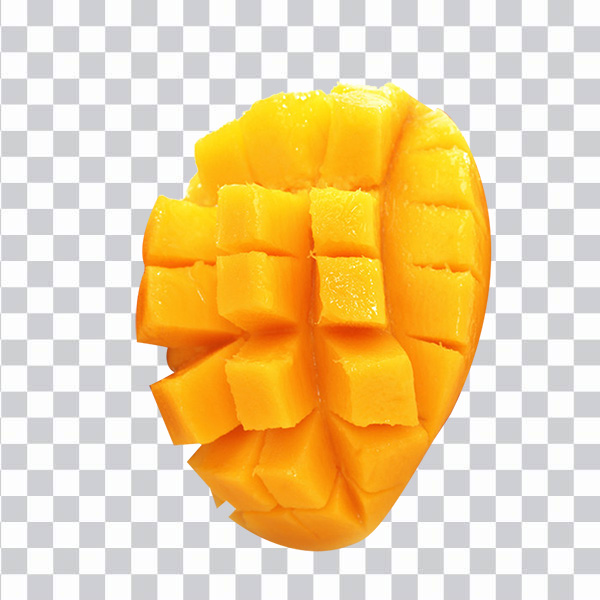 Cubi di mango, Mango Cubes, Indian Chaunsa, <br> organic fruit, nutrition, vitamin, png free