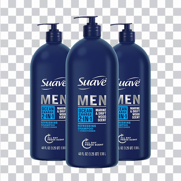 Suave Men Ocean Charge 2 IN 1, men’s shampoo png