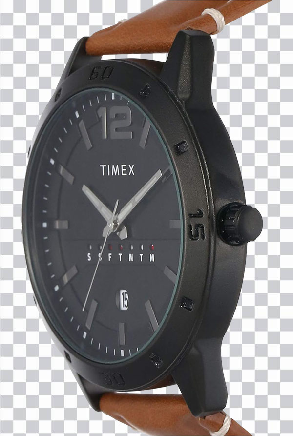 Timex Watch png, men’s casual watch, timex black <br>dial watch png free download