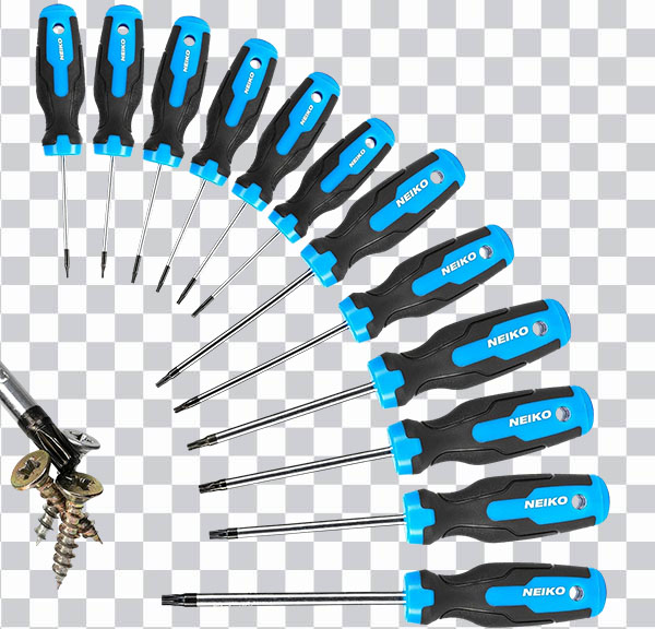 Neiko Magnetic Screwdriver Set, Hand Tool, <br> screwdriver, screwdriver tool, mechanic png free